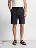 Men's Black Relaxed Fit Solid Casual Shorts