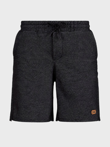 Men's Black Relaxed Fit Solid Casual Shorts