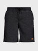 Men's Black Relaxed Fit Solid Casual Shorts
