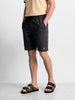 Men's Black Relaxed Fit Solid Casual Shorts