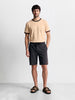 Men's Black Relaxed Fit Solid Casual Shorts