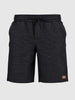 Men's Black Relaxed Fit Solid Casual Shorts