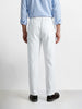 Men's White Regular Fit Solid Resort Wear Joggers