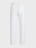 Men's White Regular Fit Solid Resort Wear Joggers