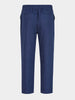 Men's Navy Regular Fit Solid Resort Wear Joggers