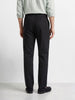Men's Black Regular Fit Solid Resort Wear Joggers