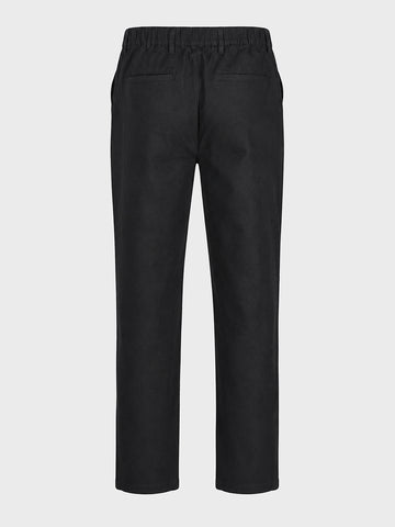 Men's Black Regular Fit Solid Resort Wear Joggers
