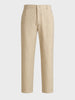 Men's Beige Regular Fit Solid Resort Wear Joggers