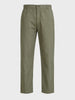 Men's Olive Regular Fit Solid Resort Wear Joggers