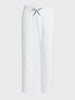 Men's White Regular Fit Solid Resort Wear Joggers