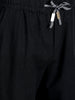 Men's Black Regular Fit Solid Resort Wear Joggers