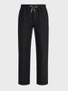 Men's Black Regular Fit Solid Resort Wear Joggers