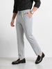 Men's Grey Regular Fit Solid Resort Wear Joggers