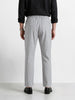 Men's Grey Regular Fit Solid Resort Wear Joggers