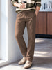 Men's Khaki Regular Fit Solid Resort Wear Joggers