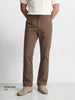 Men's Khaki Regular Fit Solid Resort Wear Joggers