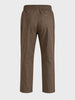 Men's Khaki Regular Fit Solid Resort Wear Joggers