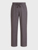 Men's Grey Relaxed Fit Solid Resort Wear Trousers