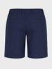 Men's Navy Relaxed Fit Solid Resort Wear Shorts