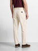 Men's Off White Relaxed Fit Solid Utility Cargos
