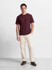 Men's Off White Relaxed Fit Solid Utility Cargos