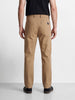 Men's Khaki Relaxed Fit Solid Utility Cargos