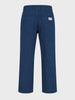 Men's Navy Blue Relaxed Fit Solid Utility Cargos