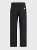 Men's Black Relaxed Fit Solid Utility Cargos