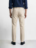 Men's White Regular Fit Solid Casual Chinos