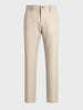 Men's White Regular Fit Solid Casual Chinos