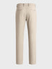 Men's White Regular Fit Solid Casual Chinos