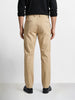 Men's Beige Regular Fit Solid Casual Chinos