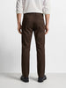 Men's Khaki Regular Fit Solid Casual Chinos