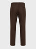 Men's Khaki Regular Fit Solid Casual Chinos