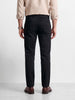 Men's Black Regular Fit Solid Casual Chinos