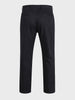 Men's Black Regular Fit Solid Casual Chinos