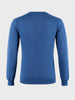 Men's Blue Slim Fit Solid Casual Sweater