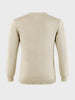 Men's Beige Slim Fit Solid Casual Sweater