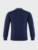 Men's Navy Blue Slim Fit Solid Casual Sweater