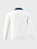 Men's Off White Slim Fit Solid Casual Sweater