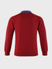 Men's Maroon Slim Fit Solid Casual Sweater
