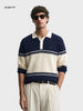 Men's Navy Blue Slim Fit Solid Casual Sweater