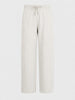 Men's Off White Relaxed Fit Solid Casual Joggers