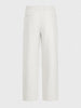 Men's Off White Relaxed Fit Solid Casual Joggers