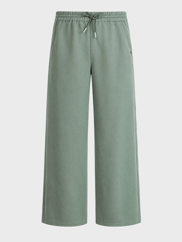 Men's Green Relaxed Fit Solid Casual Joggers