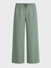 Men's Green Relaxed Fit Solid Casual Joggers