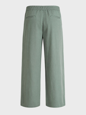Men's Green Relaxed Fit Solid Casual Joggers