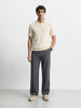 Men's Grey Relaxed Fit Solid Casual Jogger
