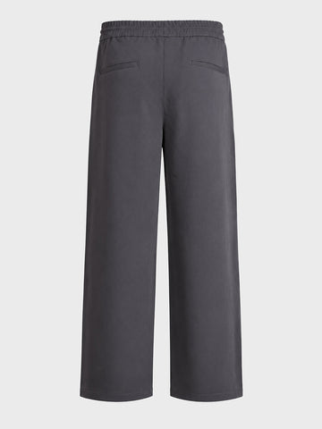 Men's Grey Relaxed Fit Solid Casual Jogger
