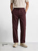 Men's Maroon Relaxed Fit Solid Casual Jogger